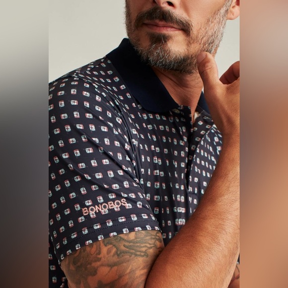 Bonobos The Tour Golf Polo Shirt Navy Size XL - Picture 1 of 8